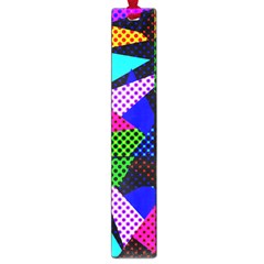 Trippy Blocks, Dotted Geometric Pattern Large Book Marks