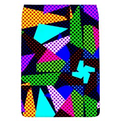 Trippy Blocks, Dotted Geometric Pattern Removable Flap Cover (l) by Casemiro