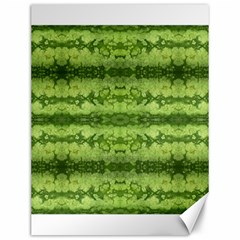 Watermelon Pattern, Fruit Skin In Green Colors Canvas 12  X 16  by Casemiro