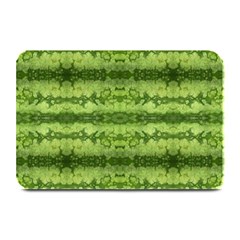 Watermelon Pattern, Fruit Skin In Green Colors Plate Mats