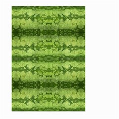 Watermelon Pattern, Fruit Skin In Green Colors Large Garden Flag (two Sides) by Casemiro