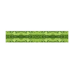 Watermelon Pattern, Fruit Skin In Green Colors Flano Scarf (mini) by Casemiro