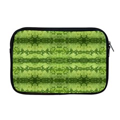 Watermelon Pattern, Fruit Skin In Green Colors Apple Macbook Pro 17  Zipper Case