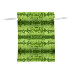 Watermelon Pattern, Fruit Skin In Green Colors Lightweight Drawstring Pouch (s) by Casemiro