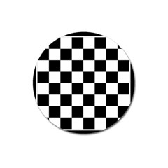 Chess Board Background Design Magnet 3  (round) by Vaneshart