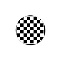 Chess Board Background Design Golf Ball Marker (4 Pack) by Vaneshart