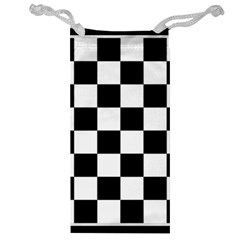 Chess Board Background Design Jewelry Bag by Vaneshart