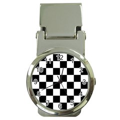 Chess Board Background Design Money Clip Watches by Vaneshart