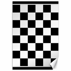 Chess Board Background Design Canvas 24  X 36  by Vaneshart