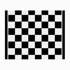 Chess Board Background Design Small Glasses Cloth (2 Sides) by Vaneshart