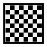 Chess board background design Medium Glasses Cloth (2 Sides) Front