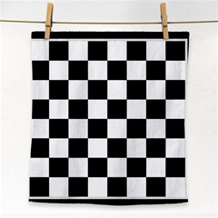 Chess Board Background Design Face Towel by Vaneshart