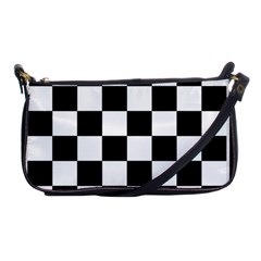 Chess Board Background Design Shoulder Clutch Bag by Vaneshart