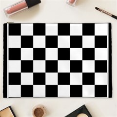 Chess Board Background Design Cosmetic Bag (xxl) by Vaneshart