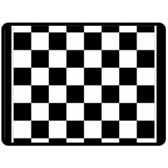 Chess Board Background Design Double Sided Fleece Blanket (large)  by Vaneshart