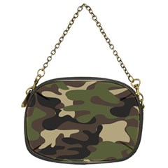 Texture Military Camouflage-repeats Seamless Army Green Hunting Chain Purse (two Sides) by Vaneshart