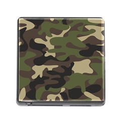 Texture Military Camouflage-repeats Seamless Army Green Hunting Memory Card Reader (square 5 Slot)