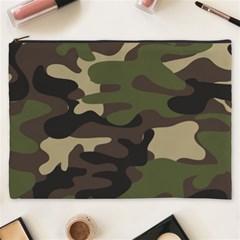 Texture Military Camouflage-repeats Seamless Army Green Hunting Cosmetic Bag (xxxl) by Vaneshart