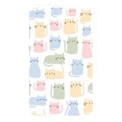 Cute Cat Colorful Cartoon Doodle Seamless Pattern Memory Card Reader (rectangular) by Vaneshart