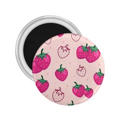 Seamless Strawberry Fruit Pattern Background 2 25  Magnets by Vaneshart