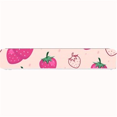 Seamless Strawberry Fruit Pattern Background Small Bar Mats by Vaneshart