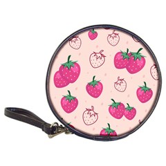 Seamless Strawberry Fruit Pattern Background Classic 20-cd Wallets by Vaneshart