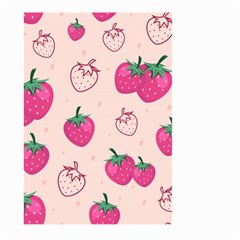 Seamless Strawberry Fruit Pattern Background Large Garden Flag (two Sides) by Vaneshart