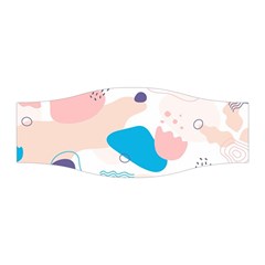 Hand Drawn Abstract Organic Shapes Background Stretchable Headband by Vaneshart