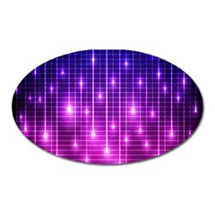 Shiny Stars Oval Magnet by Sparkle