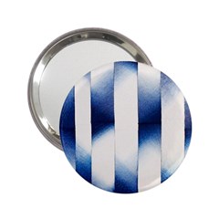 Blue Strips 2 25  Handbag Mirrors by Sparkle