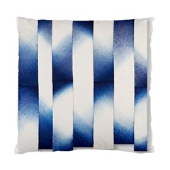 Blue Strips Standard Cushion Case (one Side) by Sparkle