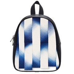 Blue Strips School Bag (small) by Sparkle