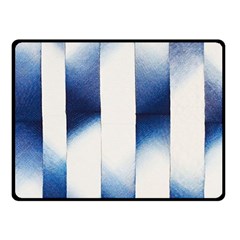 Blue Strips Fleece Blanket (small) by Sparkle