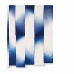 Blue Strips Large Garden Flag (two Sides) by Sparkle