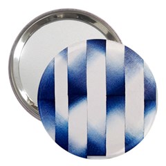 Blue Strips 3  Handbag Mirrors