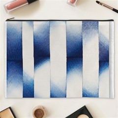 Blue Strips Cosmetic Bag (xxxl)