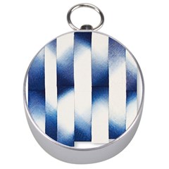 Blue Strips Silver Compasses