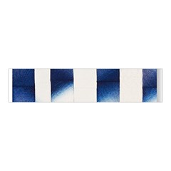 Blue Strips Velvet Scrunchie by Sparkle