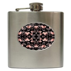 Shiny Hearts Hip Flask (6 Oz) by Sparkle