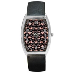 Shiny Hearts Barrel Style Metal Watch by Sparkle