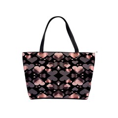 Shiny Hearts Classic Shoulder Handbag