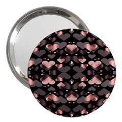 Shiny Hearts 3  Handbag Mirrors