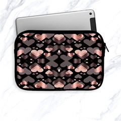 Shiny Hearts Apple Ipad Mini Zipper Cases by Sparkle