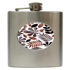 Shiny Leafs Hip Flask (6 oz)