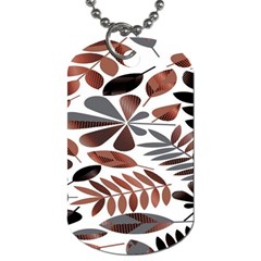 Shiny Leafs Dog Tag (Two Sides)