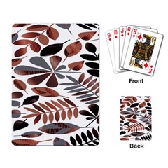 Shiny Leafs Playing Cards Single Design (Rectangle)