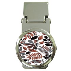 Shiny Leafs Money Clip Watches