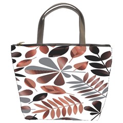 Shiny Leafs Bucket Bag