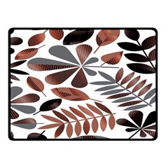 Shiny Leafs Fleece Blanket (Small)