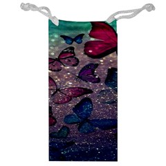 Glitter Butterfly Jewelry Bag